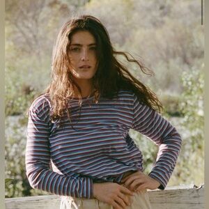 LA Relaxed Vintage Stripe Tee